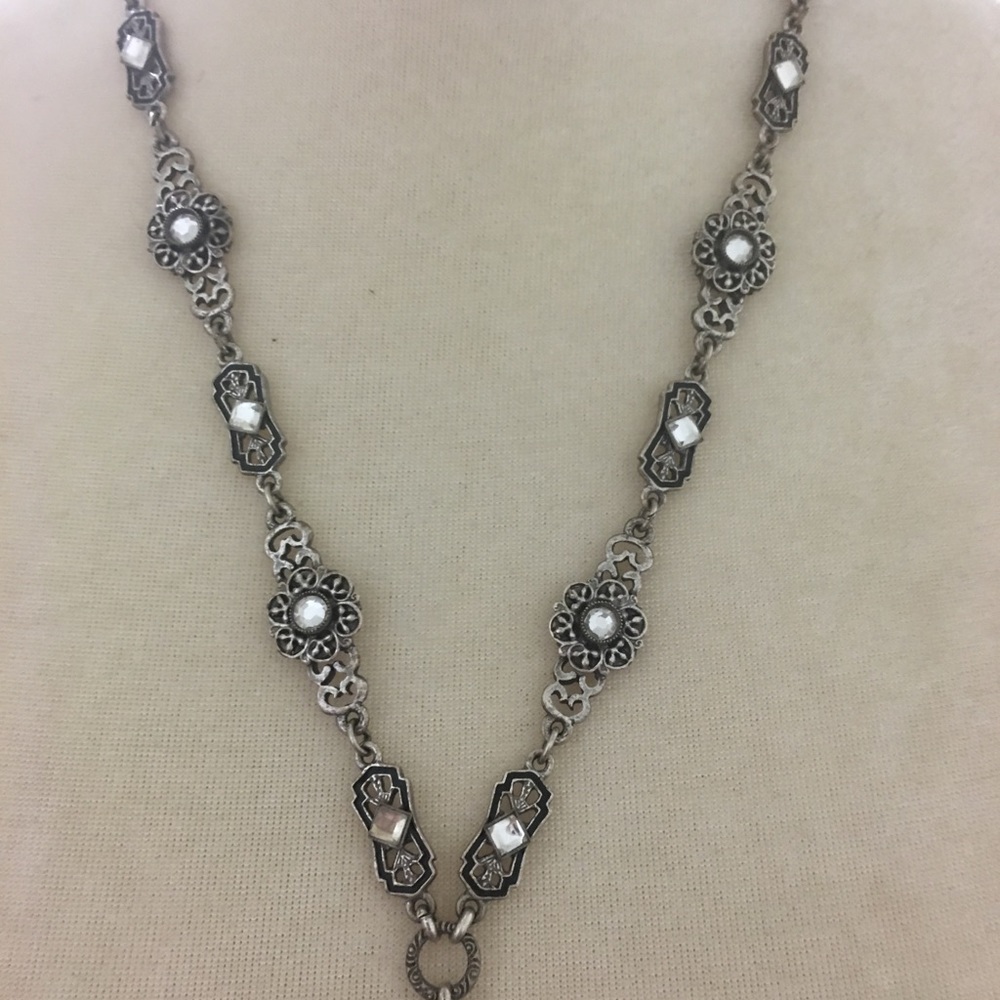 Sweet Romance Crystal Necklace Adjustable Clasp - Picture 3 of 6
